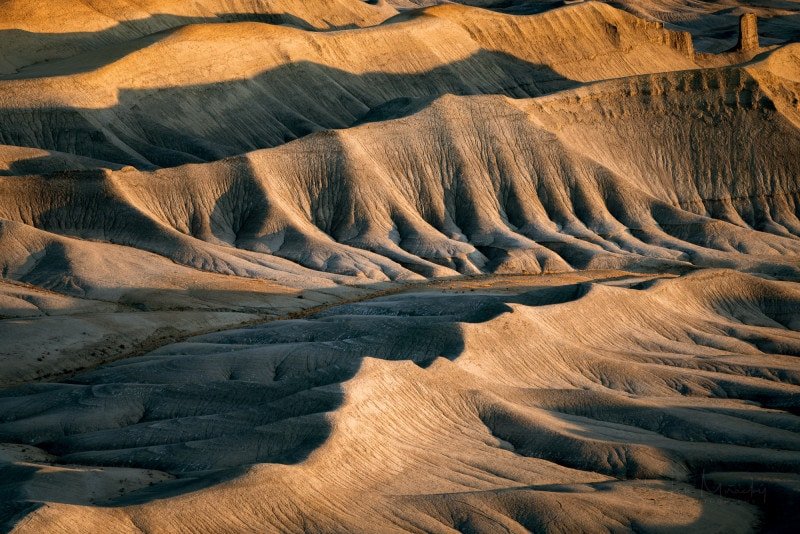 Detail of badlands, Utah